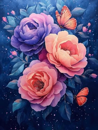Diamond Painting Erwachsene, Diamond Painting Blume Crystal Art Schmetterling Muster 5D DIY Diamant Malerei Cross Stitch Stickerei Basteln Erwachsene Set für Deko Wohnzimmer 100×135cm -ly2508254 Diamond Painting Erwachsene, Diamond Painting Blume Crystal Art Schmetterling Muster 5D DIY Diamant Malerei Cross Stitch Stickerei Basteln Erwachsene Set für Deko Wohnzimmer 100×135cm -ly2508254 von LUOLYYEI