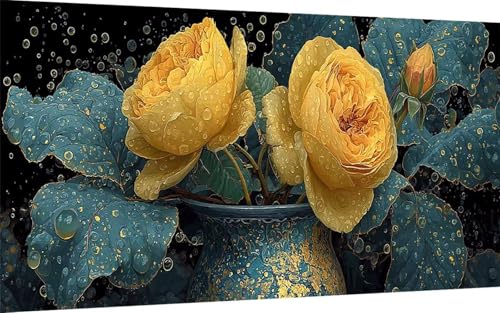 Diamond Painting Erwachsene, Diamond Painting Blume Crystal Art Vase Muster 5D DIY Diamant Malerei Cross Stitch Stickerei Basteln Erwachsene Set für Deko Wohnzimmer, Geschenke 100x200cm -ly2507WE Diamond Painting Erwachsene, Diamond Painting Blume Crystal Art Vase Muster 5D DIY Diamant Malerei Cross Stitch Stickerei Basteln Erwachsene Set für Deko Wohnzimmer, Geschenke 100x200cm -ly2507WE von LUOLYYEI