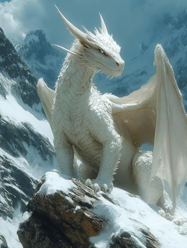 Diamond Painting Erwachsene, Diamond Painting Drachen Crystal Art Berg Muster 5D DIY Diamant Malerei Cross Stitch Stickerei Basteln Erwachsene Set für Deko Wohnzimmer, Geschenke 40x50cm -ly25082YE Diamond Painting Erwachsene, Diamond Painting Drachen Crystal Art Berg Muster 5D DIY Diamant Malerei Cross Stitch Stickerei Basteln Erwachsene Set für Deko Wohnzimmer, Geschenke 40x50cm -ly25082YE von LUOLYYEI