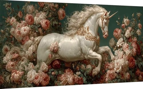 Diamond Painting Erwachsene, Diamond Painting Einhorn Crystal Art Blume Muster 5D DIY Diamant Malerei Cross Stitch Stickerei Basteln Erwachsene Set für Deko Wohnzimmer, Geschenke 100x200cm -ly2507CL Diamond Painting Erwachsene, Diamond Painting Einhorn Crystal Art Blume Muster 5D DIY Diamant Malerei Cross Stitch Stickerei Basteln Erwachsene Set für Deko Wohnzimmer, Geschenke 100x200cm -ly2507CL von LUOLYYEI