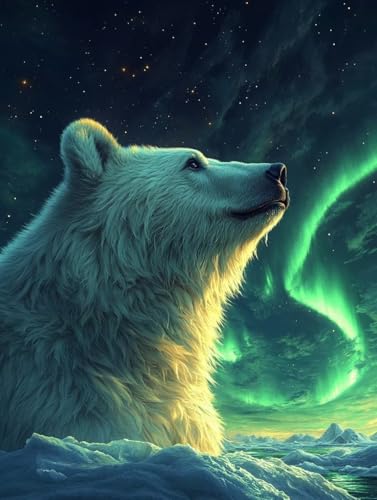 Diamond Painting Erwachsene, Diamond Painting Eisbären Crystal Art Aurora Muster 5D DIY Diamant Malerei Cross Stitch Stickerei Basteln Erwachsene Set für Deko Wohnzimmer 100x135cm -ly25082KGQ50 Diamond Painting Erwachsene, Diamond Painting Eisbären Crystal Art Aurora Muster 5D DIY Diamant Malerei Cross Stitch Stickerei Basteln Erwachsene Set für Deko Wohnzimmer 100x135cm -ly25082KGQ50 von LUOLYYEI