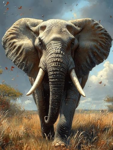 Diamond Painting Erwachsene, Diamond Painting Elefant Crystal Art Tier Muster 5D DIY Diamant Malerei Cross Stitch Stickerei Basteln Erwachsene Set für Deko Wohnzimmer, Geschenke 100×135cm -ly25082EH Diamond Painting Erwachsene, Diamond Painting Elefant Crystal Art Tier Muster 5D DIY Diamant Malerei Cross Stitch Stickerei Basteln Erwachsene Set für Deko Wohnzimmer, Geschenke 100×135cm -ly25082EH von LUOLYYEI