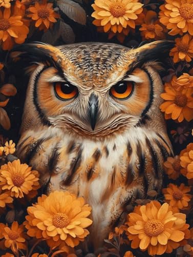 Diamond Painting Erwachsene, Diamond Painting Eule Crystal Art Blume Muster 5D DIY Diamant Malerei Cross Stitch Stickerei Basteln Erwachsene Set für Deko Wohnzimmer, Geschenke 60x80 cm -ly250826T Diamond Painting Erwachsene, Diamond Painting Eule Crystal Art Blume Muster 5D DIY Diamant Malerei Cross Stitch Stickerei Basteln Erwachsene Set für Deko Wohnzimmer, Geschenke 60x80 cm -ly250826T von LUOLYYEI