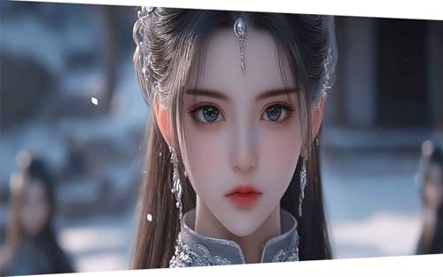 Diamond Painting Erwachsene, Diamond Painting Frau Crystal Art Karikatur Muster 5D DIY Diamant Malerei Cross Stitch Stickerei Basteln Erwachsene Set für Deko Wohnzimmer (60x120 cm) -ly2507F1PI8 von LUOLYYEI