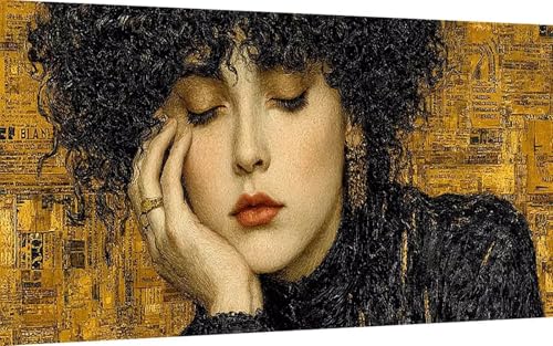 Diamond Painting Erwachsene, Diamond Painting Frau Crystal Art Traum Muster 5D DIY Diamant Malerei Cross Stitch Stickerei Basteln Erwachsene Set für Deko Wohnzimmer, Geschenke (40x80 cm) -ly2507HN von LUOLYYEI