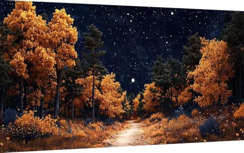 Diamond Painting Erwachsene, Diamond Painting Herbst Crystal Art Sternenhimmel Muster 5D DIY Diamant Malerei Cross Stitch Stickerei Basteln Erwachsene Set für Deko Wohnzimmer 80x160 cm -ly2507J5 Diamond Painting Erwachsene, Diamond Painting Herbst Crystal Art Sternenhimmel Muster 5D DIY Diamant Malerei Cross Stitch Stickerei Basteln Erwachsene Set für Deko Wohnzimmer 80x160 cm -ly2507J5 von LUOLYYEI