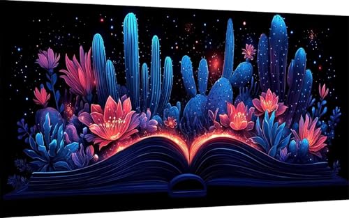 Diamond Painting Erwachsene, Diamond Painting Kaktus Crystal Art Landschaft Muster 5D DIY Diamant Malerei Cross Stitch Stickerei Basteln Erwachsene Set für Deko Wohnzimmer 40x80 cm -ly2507Z3CC5 Diamond Painting Erwachsene, Diamond Painting Kaktus Crystal Art Landschaft Muster 5D DIY Diamant Malerei Cross Stitch Stickerei Basteln Erwachsene Set für Deko Wohnzimmer 40x80 cm -ly2507Z3CC5 von LUOLYYEI