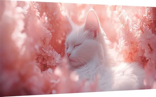 Diamond Painting Erwachsene, Diamond Painting Katze Crystal Art Blume Muster 5D DIY Diamant Malerei Cross Stitch Stickerei Basteln Erwachsene Set für Deko Wohnzimmer, Geschenke 100x200cm -ly25077U Diamond Painting Erwachsene, Diamond Painting Katze Crystal Art Blume Muster 5D DIY Diamant Malerei Cross Stitch Stickerei Basteln Erwachsene Set für Deko Wohnzimmer, Geschenke 100x200cm -ly25077U von LUOLYYEI