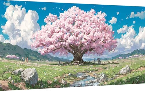 Diamond Painting Erwachsene, Diamond Painting Kirschblüten Crystal Art Landschaft Muster 5D DIY Diamant Malerei Cross Stitch Stickerei Basteln Erwachsene Set für Deko Wohnzimmer 80x160 cm -ly250725 Diamond Painting Erwachsene, Diamond Painting Kirschblüten Crystal Art Landschaft Muster 5D DIY Diamant Malerei Cross Stitch Stickerei Basteln Erwachsene Set für Deko Wohnzimmer 80x160 cm -ly250725 von LUOLYYEI