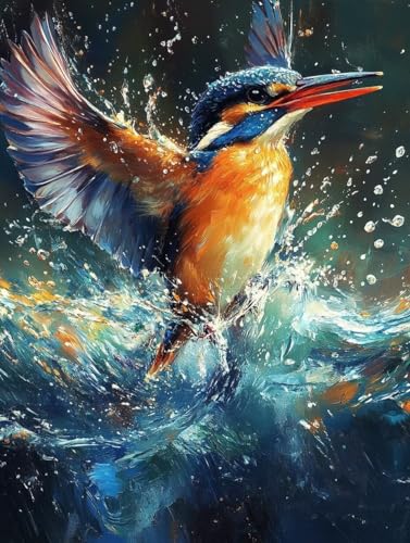 Diamond Painting Erwachsene, Diamond Painting Kolibri Crystal Art Meer Muster 5D DIY Diamant Malerei Cross Stitch Stickerei Basteln Erwachsene Set für Deko Wohnzimmer, Geschenke 60×80cm -ly25082X2 Diamond Painting Erwachsene, Diamond Painting Kolibri Crystal Art Meer Muster 5D DIY Diamant Malerei Cross Stitch Stickerei Basteln Erwachsene Set für Deko Wohnzimmer, Geschenke 60×80cm -ly25082X2 von LUOLYYEI