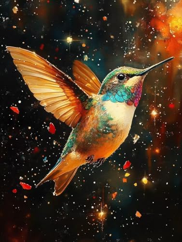 Diamond Painting Erwachsene, Diamond Painting Kolibri Crystal Art Sternenhimmel Muster 5D DIY Diamant Malerei Cross Stitch Stickerei Basteln Erwachsene Set für Deko Wohnzimmer 90x120cm -ly25082NH Diamond Painting Erwachsene, Diamond Painting Kolibri Crystal Art Sternenhimmel Muster 5D DIY Diamant Malerei Cross Stitch Stickerei Basteln Erwachsene Set für Deko Wohnzimmer 90x120cm -ly25082NH von LUOLYYEI