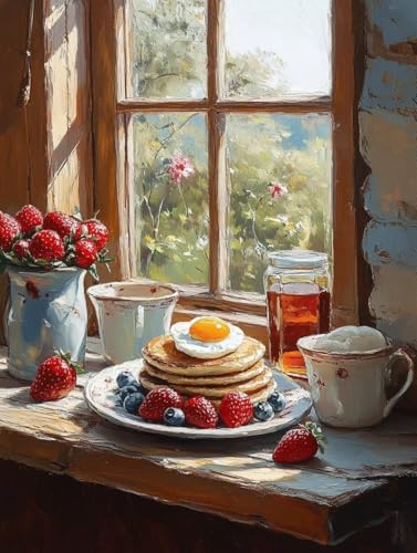 Diamond Painting Erwachsene, Diamond Painting Küche Crystal Art Tasse Muster 5D DIY Diamant Malerei Cross Stitch Stickerei Basteln Erwachsene Set für Deko Wohnzimmer, Geschenke 90×120cm -ly25082C6 von LUOLYYEI