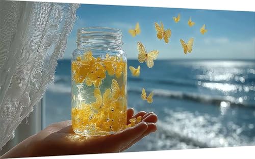 Diamond Painting Erwachsene, Diamond Painting Schmetterling Crystal Art Blume Muster 5D DIY Diamant Malerei Cross Stitch Stickerei Basteln Erwachsene Set für Deko Wohnzimmer 100x200cm -ly2507V3 Diamond Painting Erwachsene, Diamond Painting Schmetterling Crystal Art Blume Muster 5D DIY Diamant Malerei Cross Stitch Stickerei Basteln Erwachsene Set für Deko Wohnzimmer 100x200cm -ly2507V3 von LUOLYYEI