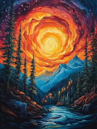 Diamond Painting Erwachsene, Diamond Painting Sternenhimmel Crystal Art Landschaft Muster 5D DIY Diamant Malerei Cross Stitch Stickerei Basteln Erwachsene Set für Deko Wohnzimmer 50x70cm -ly25082WJ Diamond Painting Erwachsene, Diamond Painting Sternenhimmel Crystal Art Landschaft Muster 5D DIY Diamant Malerei Cross Stitch Stickerei Basteln Erwachsene Set für Deko Wohnzimmer 50x70cm -ly25082WJ von LUOLYYEI