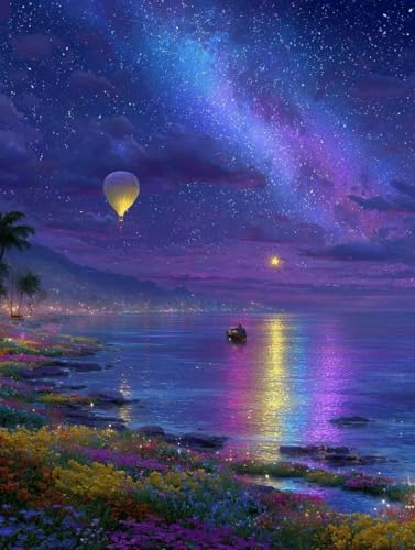 Diamond Painting Erwachsene, Diamond Painting Sternenhimmel Crystal Art Landschaft Muster 5D DIY Diamant Malerei Cross Stitch Stickerei Basteln Erwachsene Set für Deko Wohnzimmer 60x80 cm -ly25082DK Diamond Painting Erwachsene, Diamond Painting Sternenhimmel Crystal Art Landschaft Muster 5D DIY Diamant Malerei Cross Stitch Stickerei Basteln Erwachsene Set für Deko Wohnzimmer 60x80 cm -ly25082DK von LUOLYYEI