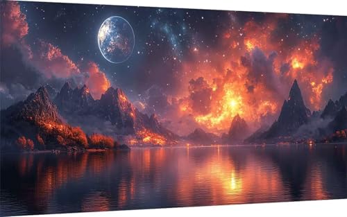 Diamond Painting Erwachsene, Diamond Painting Sternenhimmel Crystal Art Landschaft Muster 5D DIY Diamant Malerei Cross Stitch Stickerei Basteln Erwachsene Set für Deko Wohnzimmer 80x160 cm -ly2507C9 Diamond Painting Erwachsene, Diamond Painting Sternenhimmel Crystal Art Landschaft Muster 5D DIY Diamant Malerei Cross Stitch Stickerei Basteln Erwachsene Set für Deko Wohnzimmer 80x160 cm -ly2507C9 von LUOLYYEI