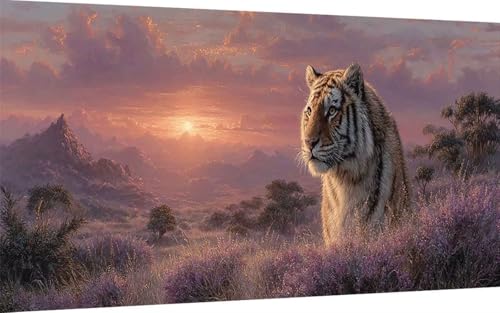 Diamond Painting Erwachsene, Diamond Painting Tiger Crystal Art Wiese Muster 5D DIY Diamant Malerei Cross Stitch Stickerei Basteln Erwachsene Set für Deko Wohnzimmer, Geschenke 100x200 cm -ly2507GA Diamond Painting Erwachsene, Diamond Painting Tiger Crystal Art Wiese Muster 5D DIY Diamant Malerei Cross Stitch Stickerei Basteln Erwachsene Set für Deko Wohnzimmer, Geschenke 100x200 cm -ly2507GA von LUOLYYEI
