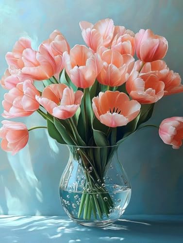 Diamond Painting Erwachsene, Diamond Painting Vase Crystal Art Pflanzen Muster 5D DIY Diamant Malerei Cross Stitch Stickerei Basteln Erwachsene Set für Deko Wohnzimmer, Geschenke 60x80cm -ly250823U von LUOLYYEI