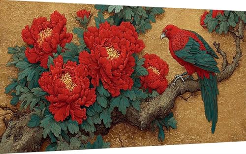 Diamond Painting Erwachsene, Diamond Painting Vogel Crystal Art Blume Muster 5D DIY Diamant Malerei Cross Stitch Stickerei Basteln Erwachsene Set für Deko Wohnzimmer, Geschenke 40x80cm -ly250745 Diamond Painting Erwachsene, Diamond Painting Vogel Crystal Art Blume Muster 5D DIY Diamant Malerei Cross Stitch Stickerei Basteln Erwachsene Set für Deko Wohnzimmer, Geschenke 40x80cm -ly250745 von LUOLYYEI
