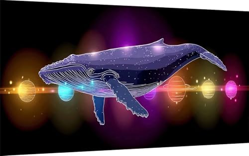 Diamond Painting Erwachsene, Diamond Painting Wal Crystal Art Tier Muster 5D DIY Diamant Malerei Cross Stitch Stickerei Basteln Erwachsene Set für Deko Wohnzimmer, Geschenke (100x200 cm) -ly250770 von LUOLYYEI