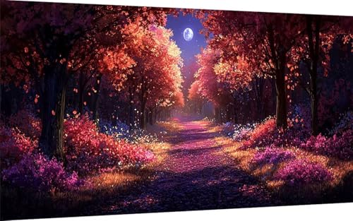 Diamond Painting Erwachsene, Diamond Painting Wald Crystal Art Landschaft Muster 5D DIY Diamant Malerei Cross Stitch Stickerei Basteln Erwachsene Set für Deko Wohnzimmer, Geschenke 40x80cm -ly2507S2 Diamond Painting Erwachsene, Diamond Painting Wald Crystal Art Landschaft Muster 5D DIY Diamant Malerei Cross Stitch Stickerei Basteln Erwachsene Set für Deko Wohnzimmer, Geschenke 40x80cm -ly2507S2 von LUOLYYEI