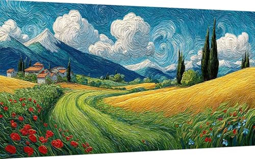 Diamond Painting Erwachsene, Diamond Painting Wiese Crystal Art Landschaft Muster 5D DIY Diamant Malerei Cross Stitch Stickerei Basteln Erwachsene Set für Deko Wohnzimmer 100x200cm -ly25071FQ1W Diamond Painting Erwachsene, Diamond Painting Wiese Crystal Art Landschaft Muster 5D DIY Diamant Malerei Cross Stitch Stickerei Basteln Erwachsene Set für Deko Wohnzimmer 100x200cm -ly25071FQ1W von LUOLYYEI