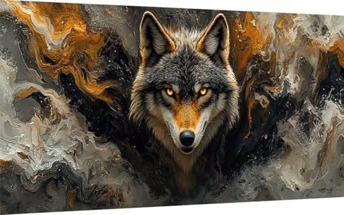 Diamond Painting Erwachsene, Diamond Painting Wolf Crystal Art Tier Muster 5D DIY Diamant Malerei Cross Stitch Stickerei Basteln Erwachsene Set für Deko Wohnzimmer, Geschenke 100x200 cm -ly250703 Diamond Painting Erwachsene, Diamond Painting Wolf Crystal Art Tier Muster 5D DIY Diamant Malerei Cross Stitch Stickerei Basteln Erwachsene Set für Deko Wohnzimmer, Geschenke 100x200 cm -ly250703 von LUOLYYEI