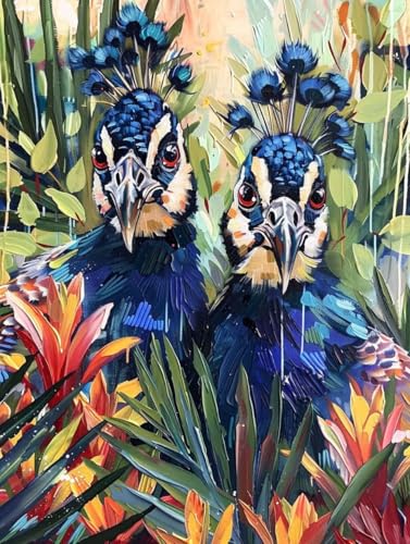 Diamond Painting Erwachsene Wald Diamond Painting XXL 100 x 135 cm, Diamantmalerei Pfau Crystal Art DIY Basteln Erwachsene Stickerei Kreuzstich Bastelset für Zimmer Deko, Geschenke für Frauen -L253US Diamond Painting Erwachsene Wald Diamond Painting XXL 100 x 135 cm, Diamantmalerei Pfau Crystal Art DIY Basteln Erwachsene Stickerei Kreuzstich Bastelset für Zimmer Deko, Geschenke für Frauen -L253US von LUOLYYEI