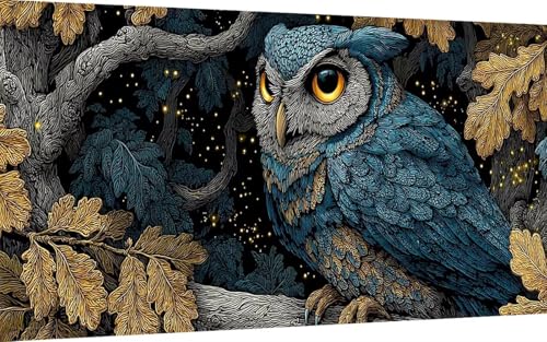 Diamond Painting Eule Diamond Painting XXL 100x300 cm, 5D Crystal Art Tier Muster DIY Eckige Steine Vollbohrer Mosaik Bastelset Erwachsene für Zimmer Deko Wohnzimmer, Wanddeko, Geschenke -ly2507Y9 Diamond Painting Eule Diamond Painting XXL 100x300 cm, 5D Crystal Art Tier Muster DIY Eckige Steine Vollbohrer Mosaik Bastelset Erwachsene für Zimmer Deko Wohnzimmer, Wanddeko, Geschenke -ly2507Y9 von LUOLYYEI