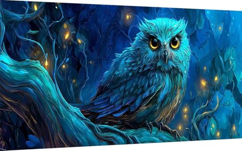 Diamond Painting Eule Diamond Painting XXL 100x300cm, 5D Crystal Art Tier Muster DIY Eckige Steine Vollbohrer Mosaik Bastelset Erwachsene für Zimmer Deko Wohnzimmer, Wanddeko, Geschenke -ly25072H Diamond Painting Eule Diamond Painting XXL 100x300cm, 5D Crystal Art Tier Muster DIY Eckige Steine Vollbohrer Mosaik Bastelset Erwachsene für Zimmer Deko Wohnzimmer, Wanddeko, Geschenke -ly25072H von LUOLYYEI