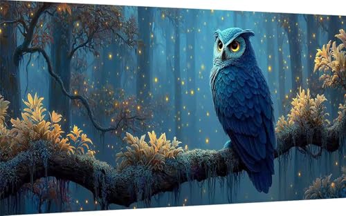 Diamond Painting Eule Diamond Painting XXL 90x180cm, 5D Crystal Art Wald Muster DIY Eckige Steine Vollbohrer Mosaik Bastelset Erwachsene für Zimmer Deko Wohnzimmer, Wanddeko, Geschenke -ly250729 Diamond Painting Eule Diamond Painting XXL 90x180cm, 5D Crystal Art Wald Muster DIY Eckige Steine Vollbohrer Mosaik Bastelset Erwachsene für Zimmer Deko Wohnzimmer, Wanddeko, Geschenke -ly250729 von LUOLYYEI