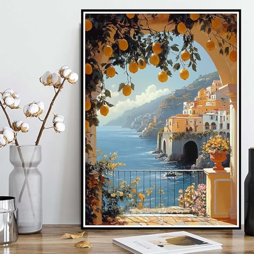 Diamond Painting Häuser Diamond Painting XXL 30×40cm, 5D Crystal Art Landschaft Muster DIY Runden Steine Vollbohrer Mosaik Bastelset Erwachsene für Zimmer Deko Wohnzimmer, Geschenke -ly25082XZ61O Diamond Painting Häuser Diamond Painting XXL 30×40cm, 5D Crystal Art Landschaft Muster DIY Runden Steine Vollbohrer Mosaik Bastelset Erwachsene für Zimmer Deko Wohnzimmer, Geschenke -ly25082XZ61O von LUOLYYEI