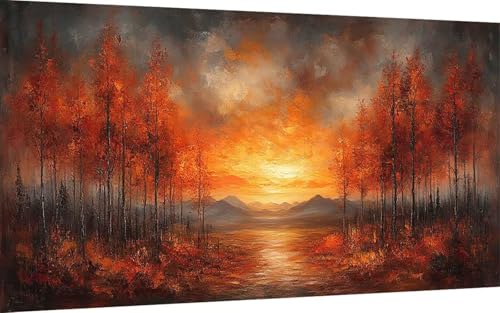 Diamond Painting Herbst Diamond Painting XXL 90x180cm, 5D Crystal Art Landschaft Muster DIY Eckige Steine Vollbohrer Mosaik Bastelset Erwachsene für Zimmer Deko Wohnzimmer, Geschenke -ly25077U8M3 Diamond Painting Herbst Diamond Painting XXL 90x180cm, 5D Crystal Art Landschaft Muster DIY Eckige Steine Vollbohrer Mosaik Bastelset Erwachsene für Zimmer Deko Wohnzimmer, Geschenke -ly25077U8M3 von LUOLYYEI