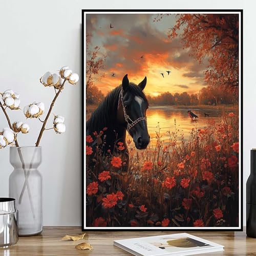 Diamond Painting Horse Diamond Painting XXL 90x120 cm, 5D Crystal Art Herbst Muster DIY Runden Steine Vollbohrer Mosaik Bastelset Erwachsene für Zimmer Deko Wohnzimmer, Geschenke für Frauen -ly25082O8 Diamond Painting Horse Diamond Painting XXL 90x120 cm, 5D Crystal Art Herbst Muster DIY Runden Steine Vollbohrer Mosaik Bastelset Erwachsene für Zimmer Deko Wohnzimmer, Geschenke für Frauen -ly25082O8 von LUOLYYEI