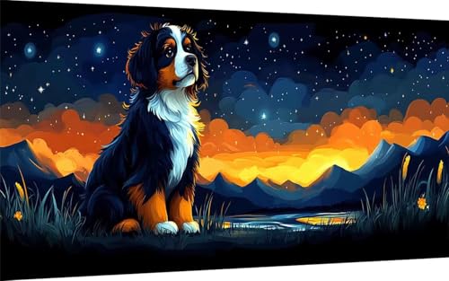 Diamond Painting Hund Diamond Painting XXL 90x180 cm, 5D Crystal Art Tier Muster DIY Eckige Steine Vollbohrer Mosaik Bastelset Erwachsene für Zimmer Deko Wohnzimmer, Wanddeko, Geschenke -ly25072T Diamond Painting Hund Diamond Painting XXL 90x180 cm, 5D Crystal Art Tier Muster DIY Eckige Steine Vollbohrer Mosaik Bastelset Erwachsene für Zimmer Deko Wohnzimmer, Wanddeko, Geschenke -ly25072T von LUOLYYEI