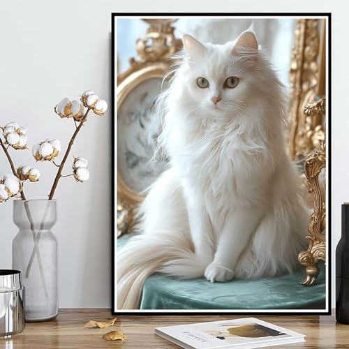 Diamond Painting Katze Diamond Painting XXL 30×40cm, 5D Crystal Art Tier Muster DIY Runden Steine Vollbohrer Mosaik Bastelset Erwachsene für Zimmer Deko Wohnzimmer, Geschenke für Frauen -ly2508263 Diamond Painting Katze Diamond Painting XXL 30×40cm, 5D Crystal Art Tier Muster DIY Runden Steine Vollbohrer Mosaik Bastelset Erwachsene für Zimmer Deko Wohnzimmer, Geschenke für Frauen -ly2508263 von LUOLYYEI