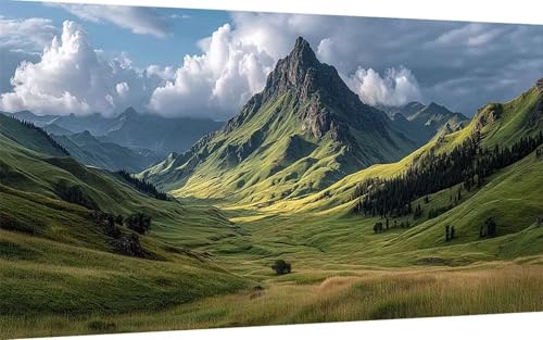 Diamond Painting Landschaft Diamond Painting XXL 100x300 cm, 5D Crystal Art Natur Muster DIY Eckige Steine Vollbohrer Mosaik Bastelset Erwachsene für Zimmer Deko Wohnzimmer, Geschenke -ly2507P3 Diamond Painting Landschaft Diamond Painting XXL 100x300 cm, 5D Crystal Art Natur Muster DIY Eckige Steine Vollbohrer Mosaik Bastelset Erwachsene für Zimmer Deko Wohnzimmer, Geschenke -ly2507P3 von LUOLYYEI