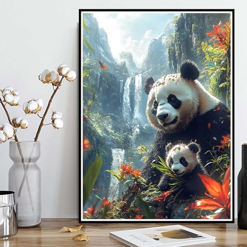 Diamond Painting Panda Diamond Painting XXL 90×120cm, 5D Crystal Art Landschaft Muster DIY Runden Steine Vollbohrer Mosaik Bastelset Erwachsene für Zimmer Deko Wohnzimmer, Geschenke -ly25082E785I Diamond Painting Panda Diamond Painting XXL 90×120cm, 5D Crystal Art Landschaft Muster DIY Runden Steine Vollbohrer Mosaik Bastelset Erwachsene für Zimmer Deko Wohnzimmer, Geschenke -ly25082E785I von LUOLYYEI