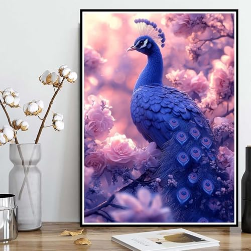 Diamond Painting Pfau Diamond Painting XXL 60x80cm, 5D Crystal Art Rose Muster DIY Runden Steine Vollbohrer Mosaik Bastelset Erwachsene für Zimmer Deko Wohnzimmer, Geschenke für Frauen -ly2508282 Diamond Painting Pfau Diamond Painting XXL 60x80cm, 5D Crystal Art Rose Muster DIY Runden Steine Vollbohrer Mosaik Bastelset Erwachsene für Zimmer Deko Wohnzimmer, Geschenke für Frauen -ly2508282 von LUOLYYEI