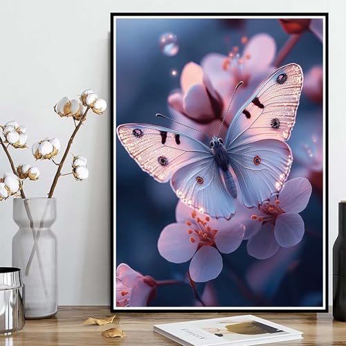 Diamond Painting Schmetterling Diamond Painting XXL 40x50 cm, 5D Crystal Art Kirschblüten Muster DIY Runden Steine Vollbohrer Mosaik Bastelset Erwachsene für Zimmer Deko Wohnzimmer -ly2508214259 Diamond Painting Schmetterling Diamond Painting XXL 40x50 cm, 5D Crystal Art Kirschblüten Muster DIY Runden Steine Vollbohrer Mosaik Bastelset Erwachsene für Zimmer Deko Wohnzimmer -ly2508214259 von LUOLYYEI