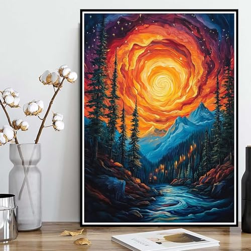 Diamond Painting Sternenhimmel Diamond Painting XXL 40x50cm, 5D Crystal Art Landschaft Muster DIY Runden Steine Vollbohrer Mosaik Bastelset Erwachsene für Zimmer Deko Wohnzimmer, Geschenke -ly2508278 Diamond Painting Sternenhimmel Diamond Painting XXL 40x50cm, 5D Crystal Art Landschaft Muster DIY Runden Steine Vollbohrer Mosaik Bastelset Erwachsene für Zimmer Deko Wohnzimmer, Geschenke -ly2508278 von LUOLYYEI