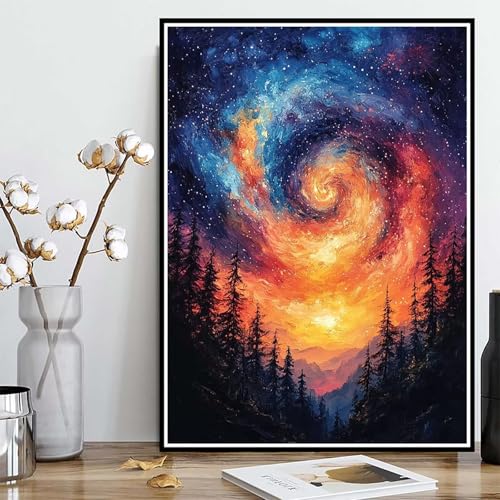Diamond Painting Sternenhimmel Diamond Painting XXL 50x70cm, 5D Crystal Art Aurora Muster DIY Runden Steine Vollbohrer Mosaik Bastelset Erwachsene für Zimmer Deko Wohnzimmer, Geschenke -ly25082WO Diamond Painting Sternenhimmel Diamond Painting XXL 50x70cm, 5D Crystal Art Aurora Muster DIY Runden Steine Vollbohrer Mosaik Bastelset Erwachsene für Zimmer Deko Wohnzimmer, Geschenke -ly25082WO von LUOLYYEI