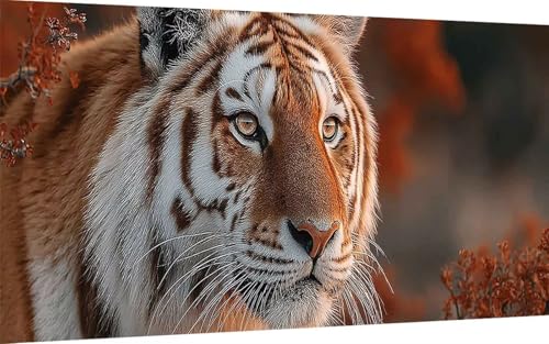 Diamond Painting Tiger Diamond Painting XXL 90x180cm, 5D Crystal Art Tier Muster DIY Eckige Steine Vollbohrer Mosaik Bastelset Erwachsene für Zimmer Deko Wohnzimmer, Wanddeko, Geschenke -ly250722 Diamond Painting Tiger Diamond Painting XXL 90x180cm, 5D Crystal Art Tier Muster DIY Eckige Steine Vollbohrer Mosaik Bastelset Erwachsene für Zimmer Deko Wohnzimmer, Wanddeko, Geschenke -ly250722 von LUOLYYEI