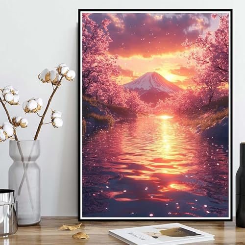 Diamond Painting Vulkan Fuji Diamond Painting XXL 60x80cm, 5D Crystal Art Sonnenuntergang Muster DIY Runden Steine Vollbohrer Mosaik Bastelset Erwachsene für Zimmer Deko Wohnzimmer -ly25082H8TID Diamond Painting Vulkan Fuji Diamond Painting XXL 60x80cm, 5D Crystal Art Sonnenuntergang Muster DIY Runden Steine Vollbohrer Mosaik Bastelset Erwachsene für Zimmer Deko Wohnzimmer -ly25082H8TID von LUOLYYEI