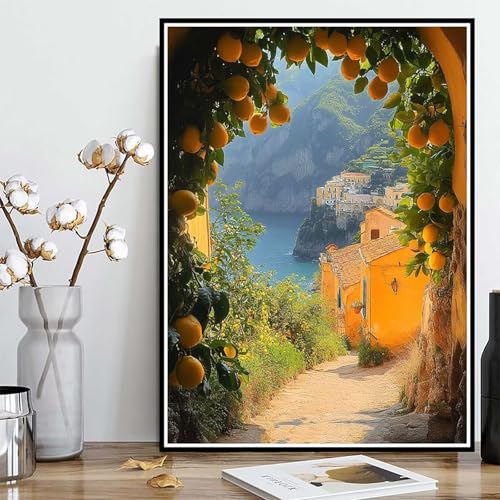 Diamond Painting Zitrone Diamond Painting XXL 50x70 cm, 5D Crystal Art Häuser Muster DIY Runden Steine Vollbohrer Mosaik Bastelset Erwachsene für Zimmer Deko Wohnzimmer, Geschenke -ly25082I3UKW Diamond Painting Zitrone Diamond Painting XXL 50x70 cm, 5D Crystal Art Häuser Muster DIY Runden Steine Vollbohrer Mosaik Bastelset Erwachsene für Zimmer Deko Wohnzimmer, Geschenke -ly25082I3UKW von LUOLYYEI