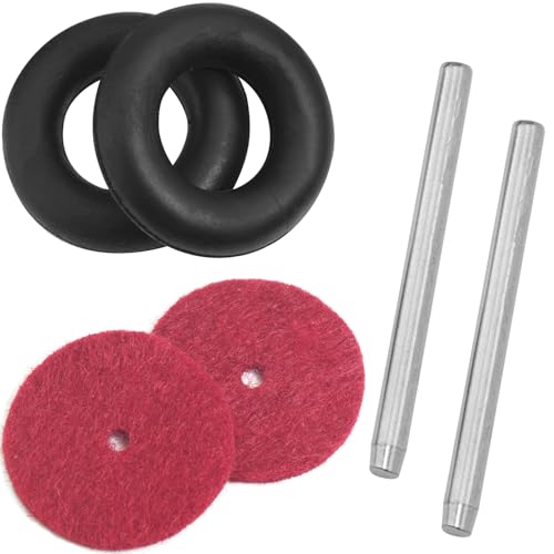 LUORNG 2 Sets mit 6 alten Haushaltsgewinde-Patch-Abstandshalterschrauben, Nähmaschinen-Gewindewickler, Lederschlaufe, Einsatz-Heringschrauben, Filzpads, eingepresste Spulenstifte LUORNG 2 Sets mit 6 alten Haushaltsgewinde-Patch-Abstandshalterschrauben, Nähmaschinen-Gewindewickler, Lederschlaufe, Einsatz-Heringschrauben, Filzpads, eingepresste Spulenstifte von LUORNG