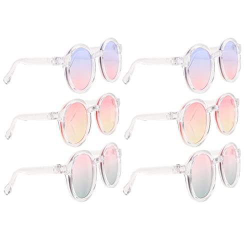 LUOZZY 6 Paare Puppenbrille Mini Runde Brille Klarer Rand Puppe Sonnenbrille Mini Puppen Eyewear Puppen Zubehör für 18 Zoll Puppen, 3,5 Zoll LUOZZY 6 Paare Puppenbrille Mini Runde Brille Klarer Rand Puppe Sonnenbrille Mini Puppen Eyewear Puppen Zubehör für 18 Zoll Puppen, 3,5 Zoll von LUOZZY