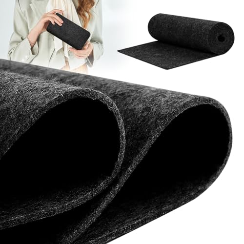 Filzrolle Filzstoff 40cm x 250cm Meterware,3mm Stark,Filzmatte,Filz für DIY Aufbewahrungstasche Patchwork Nähen Filz zum Basteln Handwerken Dekoration Schwarz Filzrolle Filzstoff 40cm x 250cm Meterware,3mm Stark,Filzmatte,Filz für DIY Aufbewahrungstasche Patchwork Nähen Filz zum Basteln Handwerken Dekoration Schwarz von LUPATDY