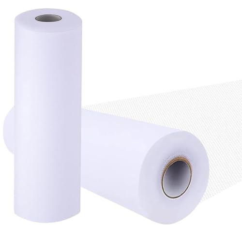 LUPATDY Stoff Rolle 15cm x 91.5m, Tüllstoff Rolle Weiß,Tüllstoff Hochzeit Dekoration Tisch Deko Tüllband für DIY Tutu Rock Handwerk Bogen Party Textilien LUPATDY Stoff Rolle 15cm x 91.5m, Tüllstoff Rolle Weiß,Tüllstoff Hochzeit Dekoration Tisch Deko Tüllband für DIY Tutu Rock Handwerk Bogen Party Textilien von LUPATDY