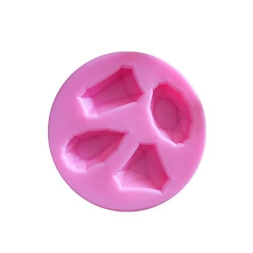 Gießformen aus Kunstharz, 3D-Edelstein, Diamant-Kugel, Herz, quadratisch, oval, Schmuckformen für Zuhause, Handwerk, Epoxidharz, 7,2 x 7,2 x 1,2 cm von LUPZENFUXIA